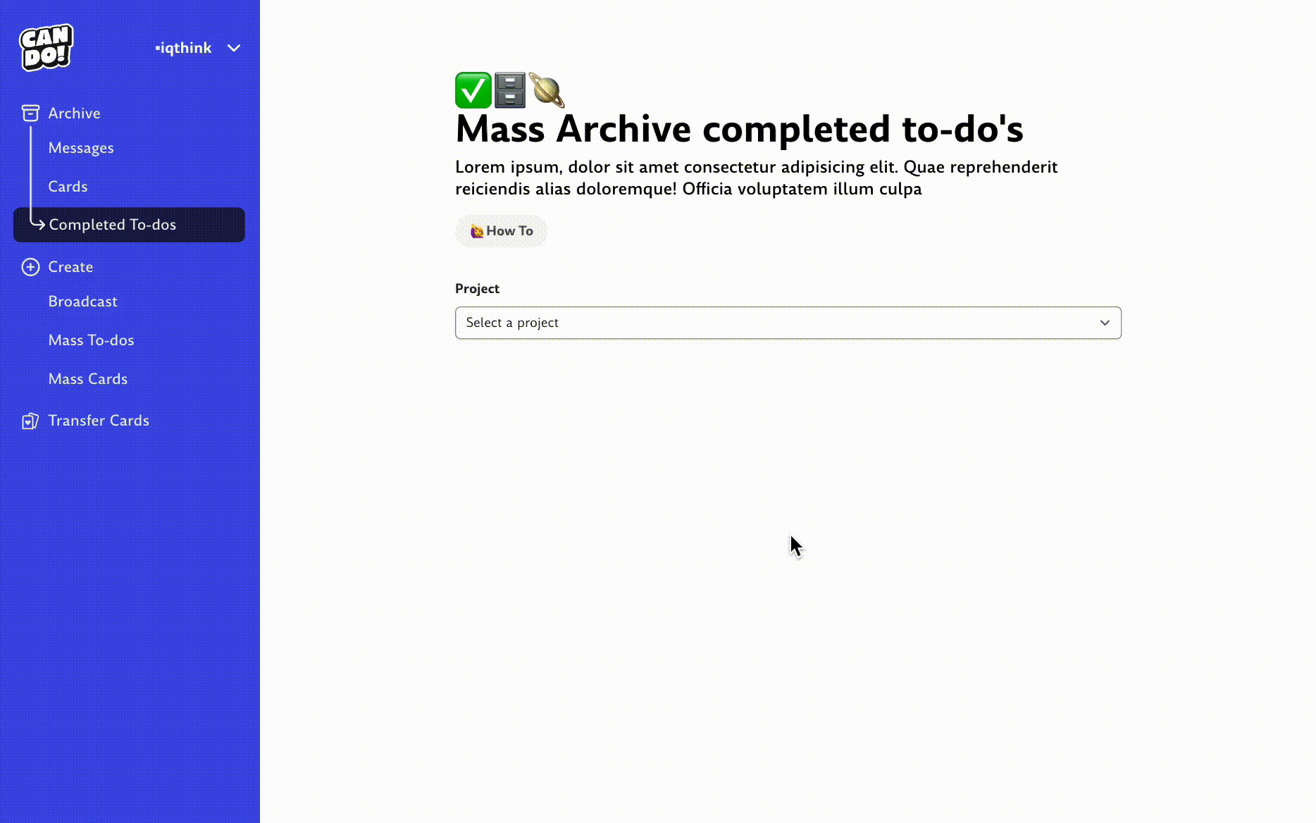 Archive completed todos gif